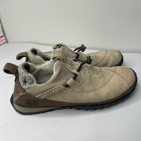 Timberland Power Lounger Shoes Women’s Smart Wool Lined Suede Leather Cream 7.5 - Picture 7 of 9